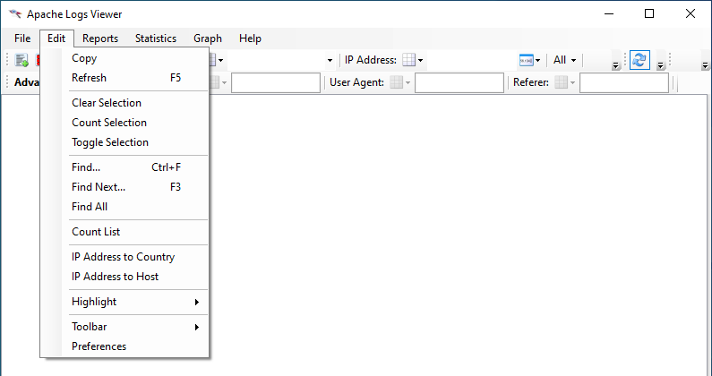 2.19.2.1. Анализ логов в Apache Log Viewer | Хостинг Украина