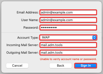 4.3.8.2. Настройка почтового клиента Почта (macOS) | Хостинг Украина